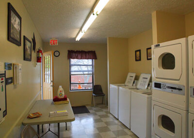 Laundry room at Glenwood Village